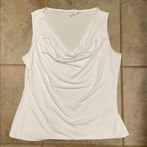 Calvin Klein Scoop Neck Sleeveless Shirt